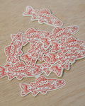 Heart Fish Sticker