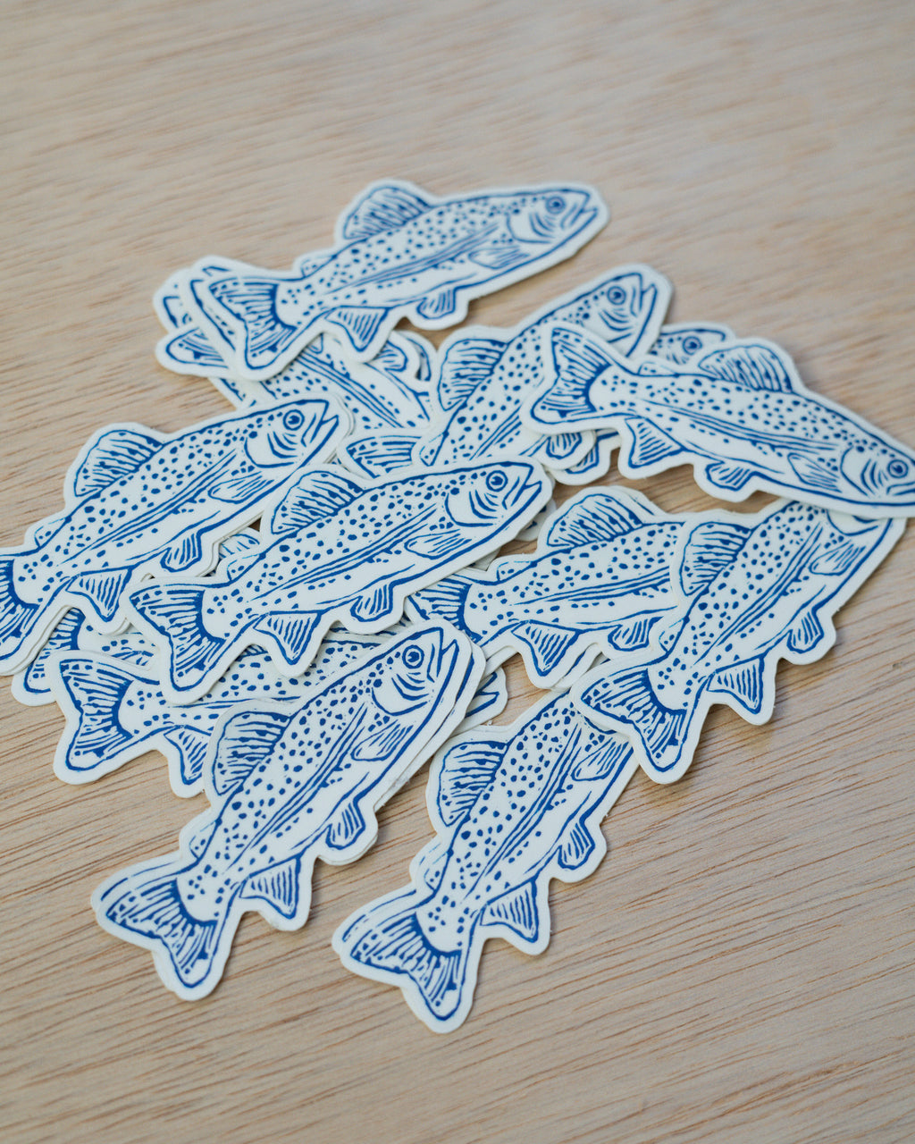 Blue Fish Sticker