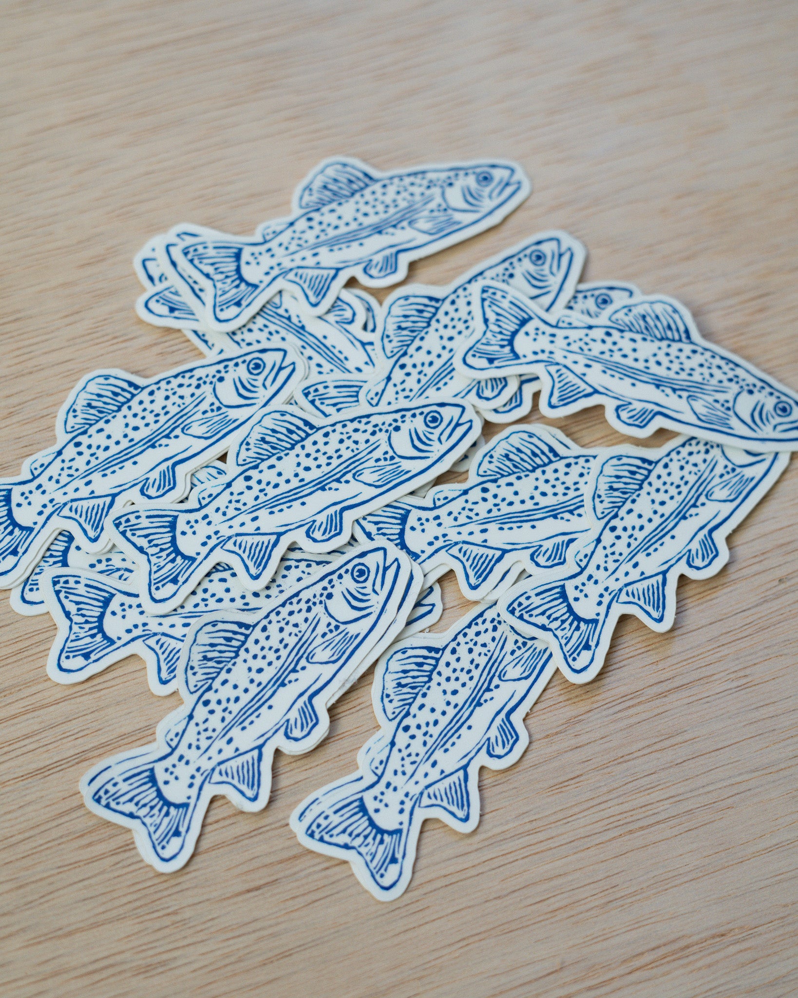 Blue Fish Sticker
