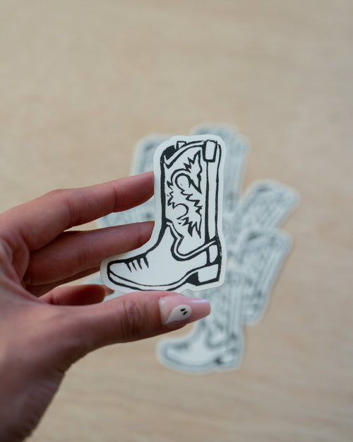 Cowboy Boot Sticker