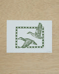 Mallard Linocut Print