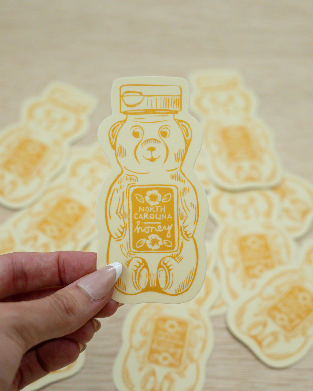 North Carolina Honey Bear Sticker
