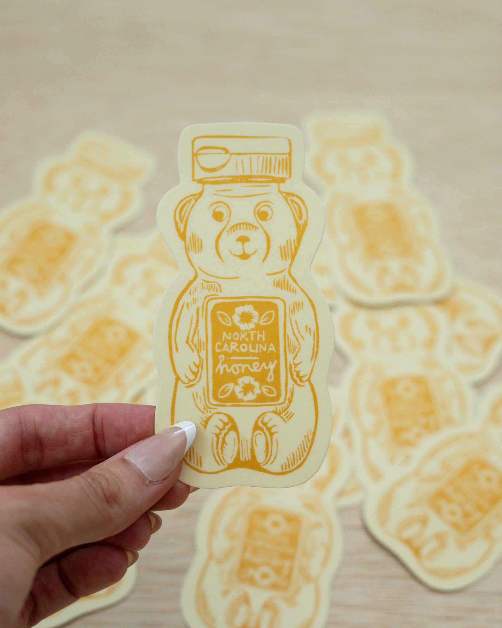 North Carolina Honey Bear Sticker