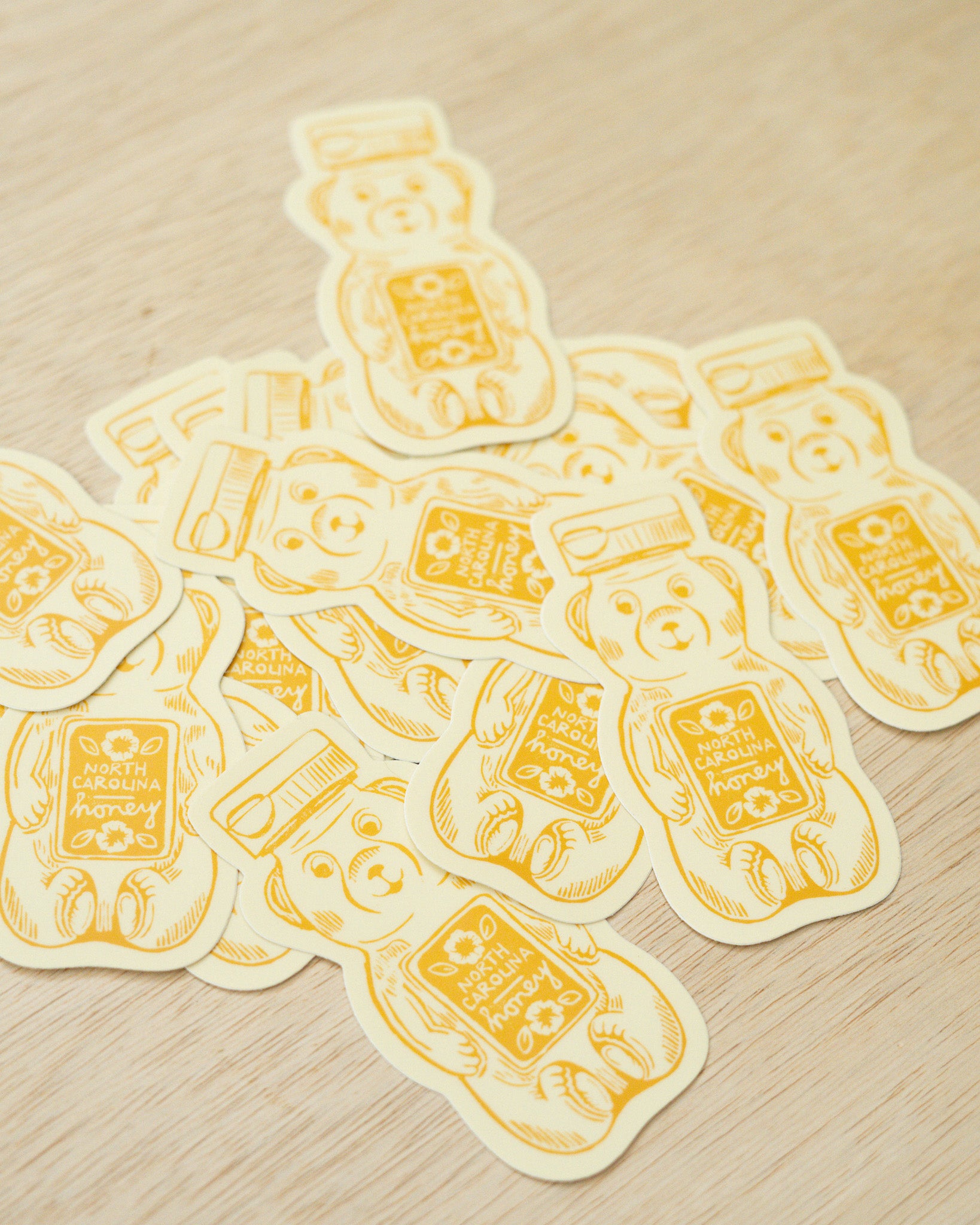 North Carolina Honey Bear Sticker
