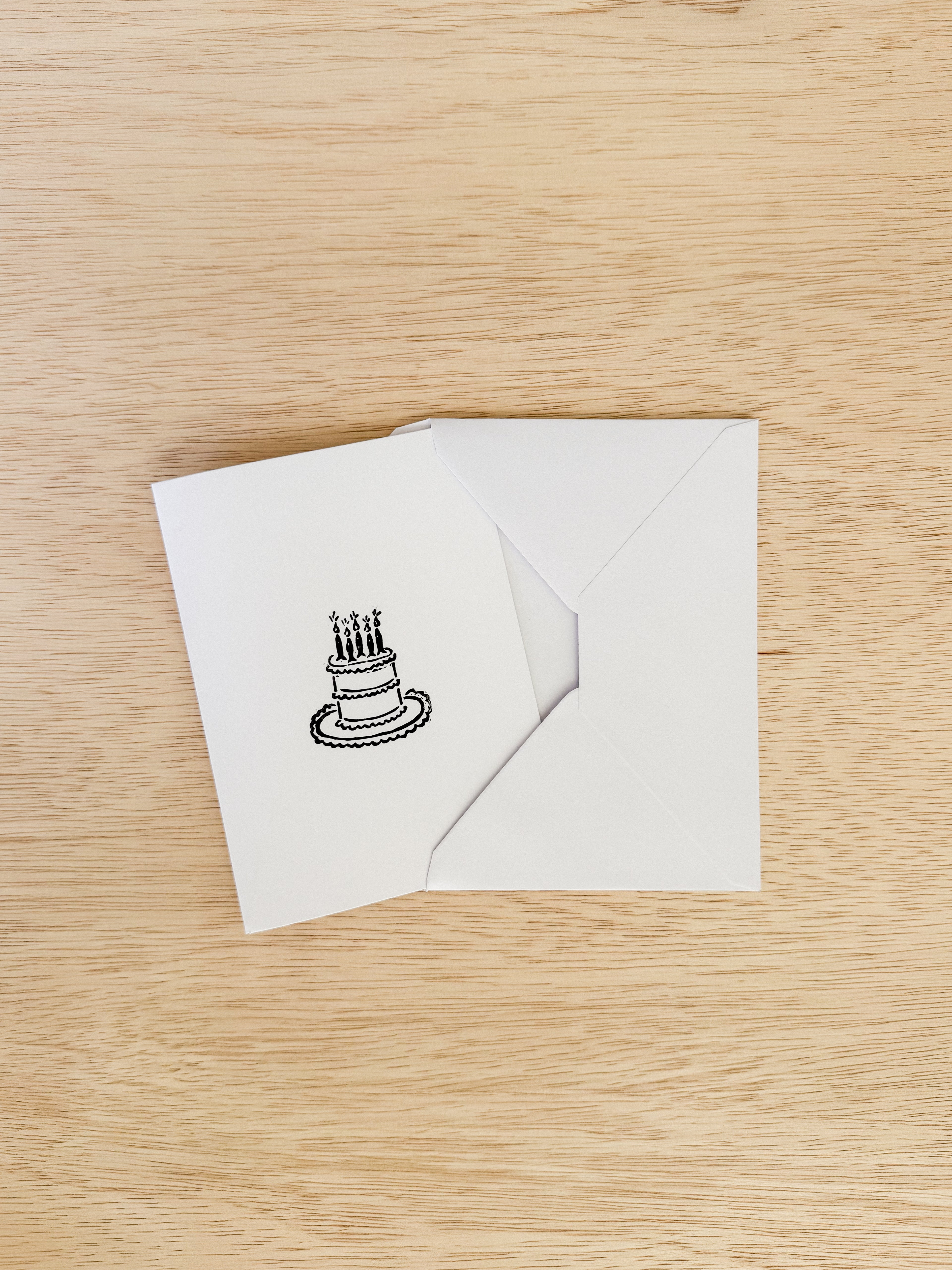 Fish Cake Birthday Card