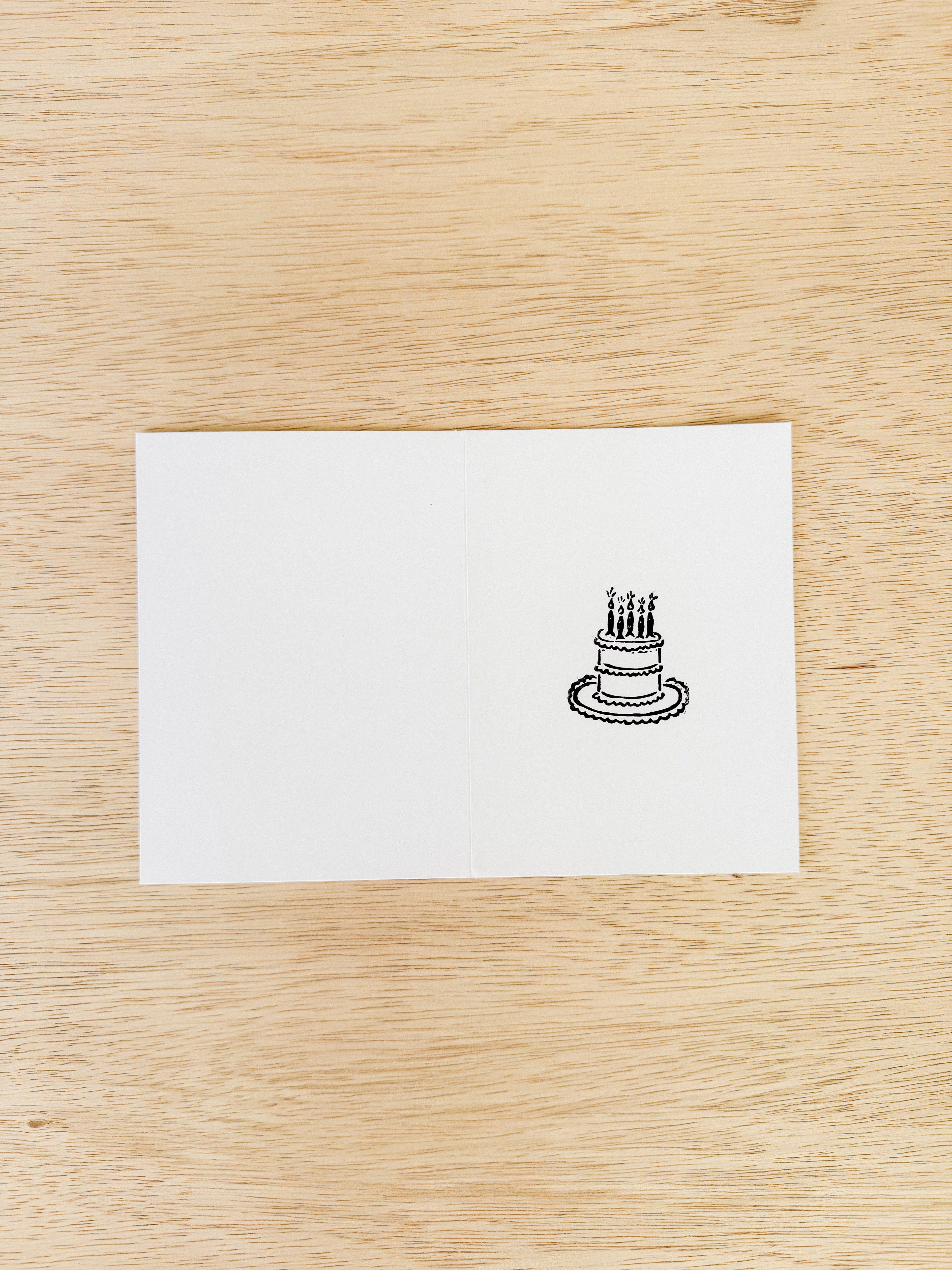 Fish Cake Birthday Card