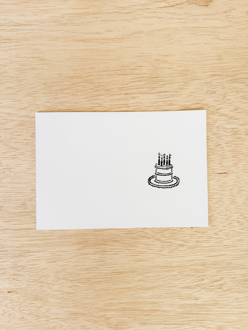 Fish Cake Birthday Card