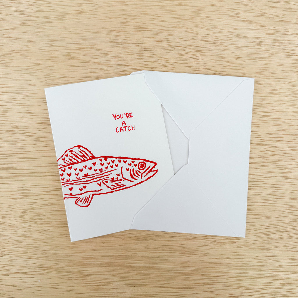 You're a Catch Greeting Card