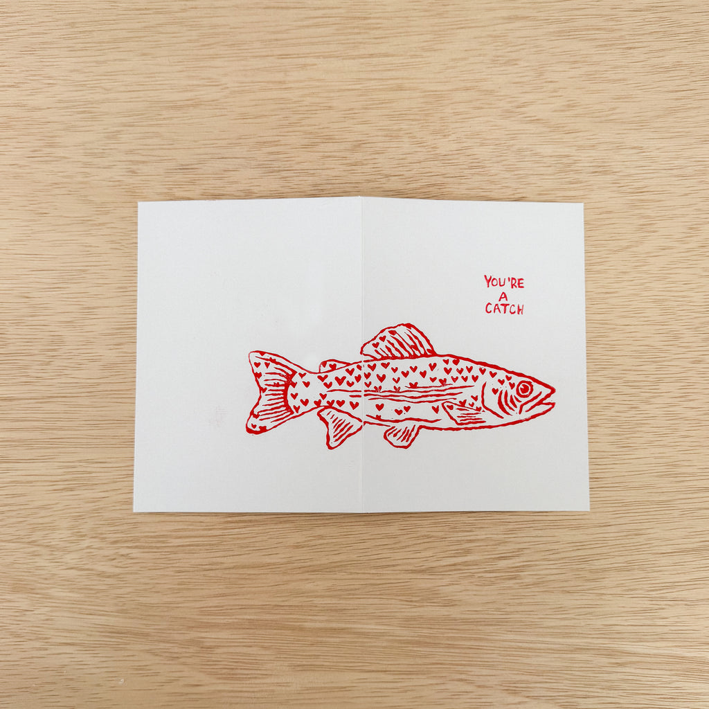 You're a Catch Greeting Card