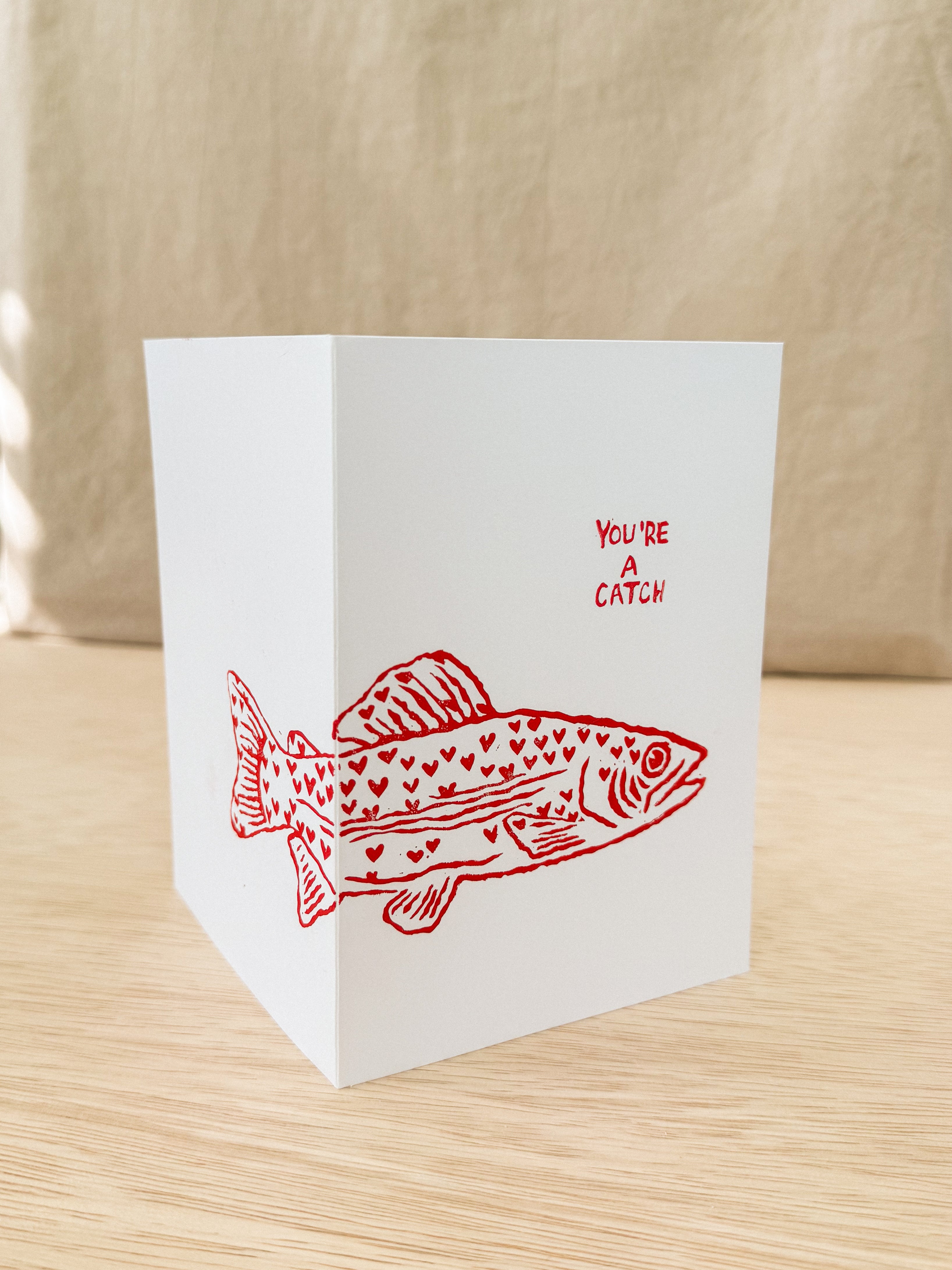 You're a Catch Greeting Card