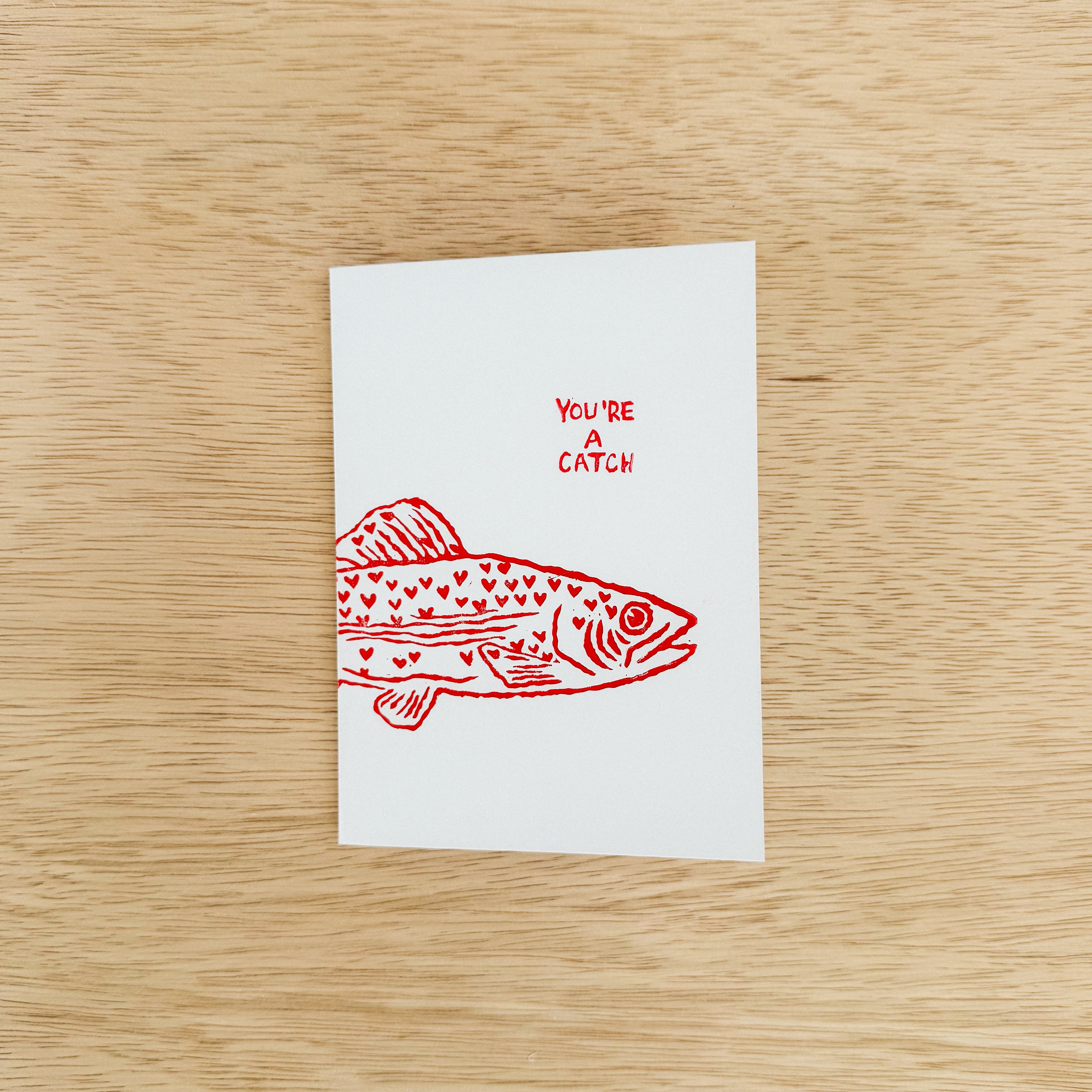 You're a Catch Greeting Card