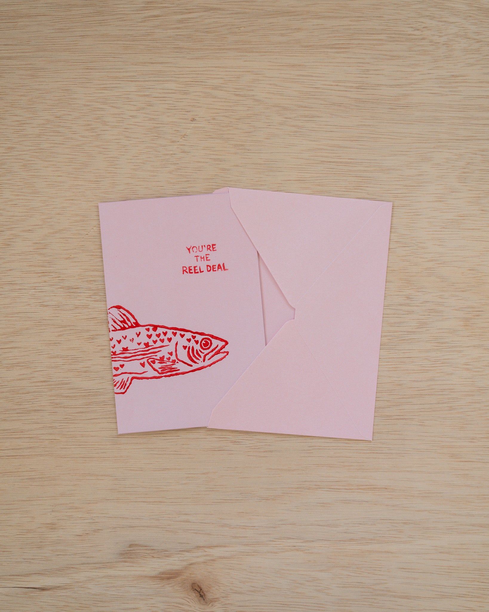 Heart Fish Greeting Card Set
